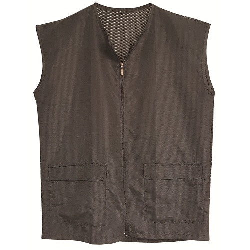 Black Ice Barber Mesh Vest Black Size Small