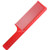 Vincent Red Ceramic Flat Top 9" Comb