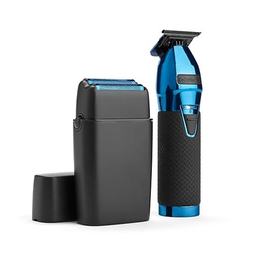 BaByliss PRO LimitedFX　Black & Blue 希少 BaByliss Pro LimitedFX Blue & Black Trimmer & Double Foil Shaver