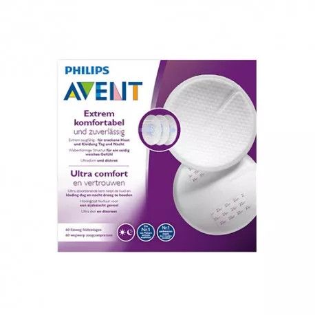 Avent discos absorbente día 60 unid