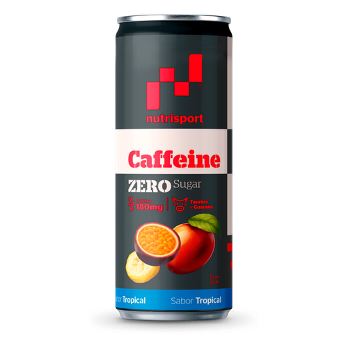 NUTRISPORT ENERGY DRINK 180MG CAFEINA 330 ML SABOR TROPICAL