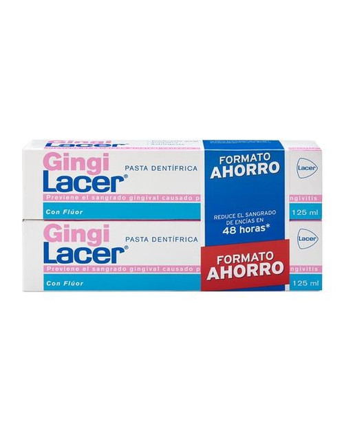 Gingilacer Pasta Formato Ahorro 2x125 ml