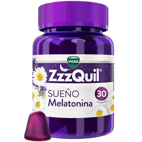 ZzzQuil Sueño Melatonina Sabor Frutos del Bosque 30 Gummies