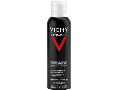 Vichy homme gel crema afeitado pieles sensibles, 150 mL