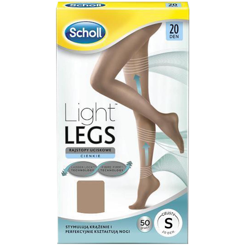 Dr. scholl light legs 20 den talla s-beige