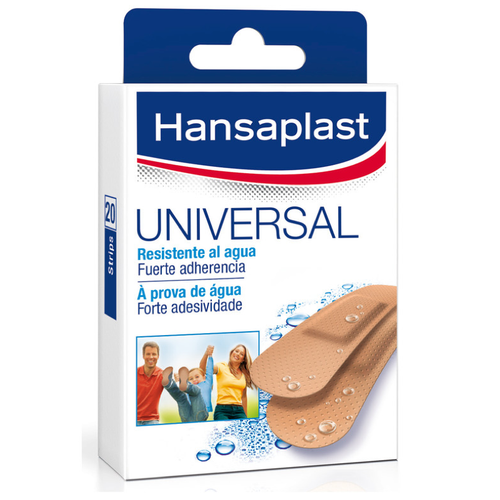 Hansaplast med universal 20 apósitos (2 tamaños)