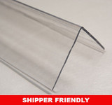 48in x 1.125in x 1.125in - 90 Deg, .075in Thick, Clear Lexan (Polycarbonate) Corner Guard