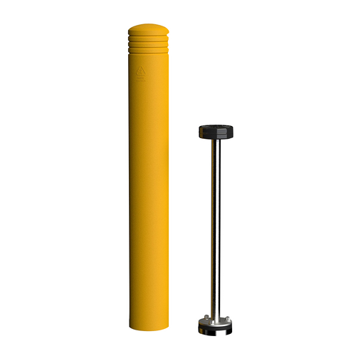 4ft Flex Core Bollard - Black