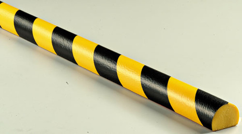 Flat Surface Protection, Type C, Black / Yellow, self-adhesive, 39 3/8 in