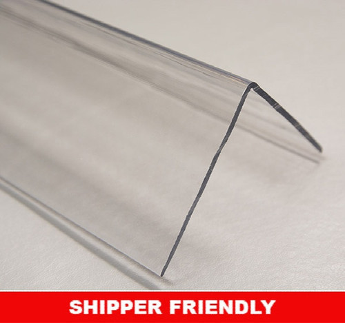 48in x 1.125in x 1.125in - 90 Deg, .075in Thick, Clear Lexan (Polycarbonate) Corner Guard