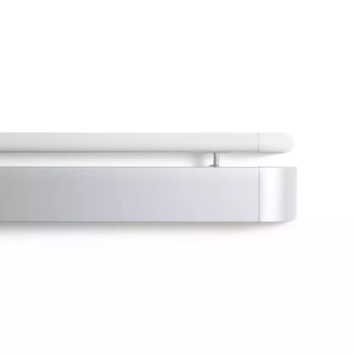 4in × 1.5in × 3in – PVC-Free Acrovyn® Shadowgrain Handrail with Round/Oval Grip, Aluminum Crash Rail, Dual Cantilevered Stainless Steel Brackets and Continuous Aluminum Retainer – CS Group