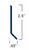 Dura Cove Rubber Wall Base - 4in Height, 4ft Length with a Toe