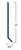 Dura Cove Rubber Wall Base - 4in Height, 4ft Length with a Toe