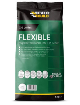 Everbuild 730 Uniflex (5Kg) Universal Flexible Hygienic Wall and Floor Tile Grout (Anthracite) - Everbuild 730 Tile Grout.jpg