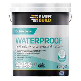 Feb Febtank Super (20Kg) Waterproof Tanking Slurry for Concete and Masonry (Grey) - Feb FBTANKTUBG.jpg