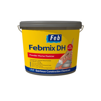 Feb Febmix (250 Sachets) DH Powder Mortar Platiciser Bucket (Brown) - Feb FBMIXDH.jpg