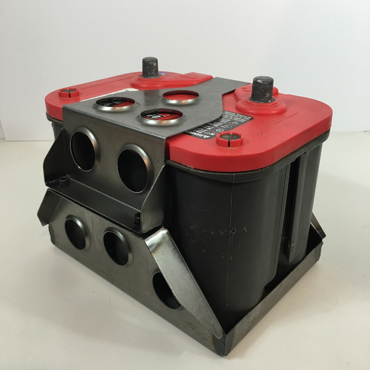 OPTIMA DELUXE BATTERY BOX GROUP 34 RED, BLUE AND YELLOW TOPS King Off