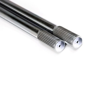 Chromoly 15 5/8" for type 1 beetle or type 2 bus cv joints T2trans in a vw bug stock irs trailing arms