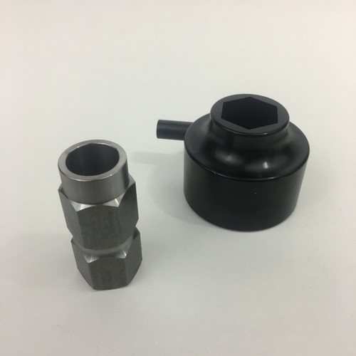 BLACK ANODIZED 3 BOLT STEERING WHEEL QUICK DISCONNECT FOR 3/4" STEERING SHAFT