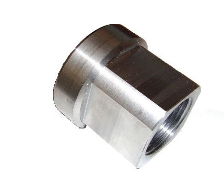 7/8"-14 RHT THREADED BUNG FOR 1.5" ID SQUARE TUBING 