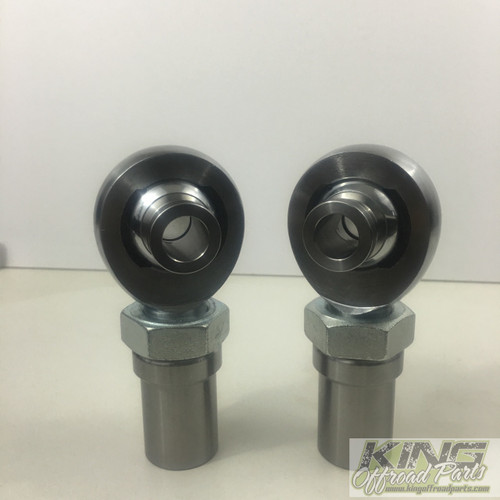 KORP 1.25" CHROMOLY HEIM SET FOR 2.625 WIDTH POCKET AND 9/16 BOLT WITH CHROMOLY STEP BUNG