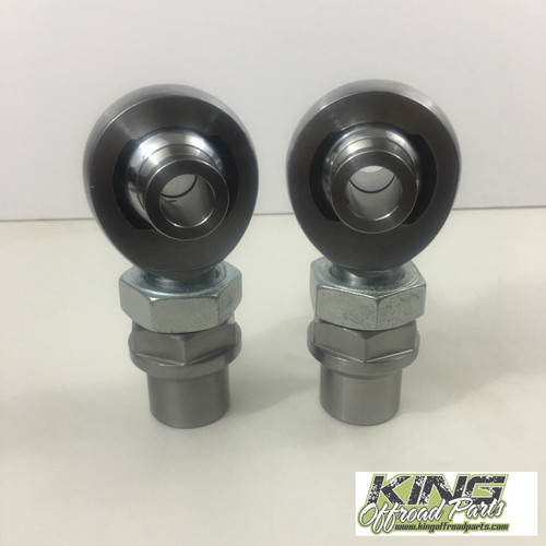 KORP 1.25" CHROMOLY HEIM SET FOR 2.625 WIDTH POCKET AND 9/16 BOLT HEX BUNG