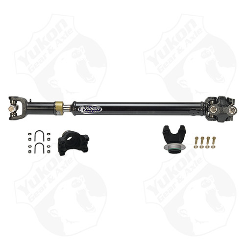 Yukon Heavy Duty Driveshaft for '12-'17 JK front. 1310 U/Joint. Fits 2-door and 4-door Rubicon and non-Rubicon. Automatic transmission only. Recommended for stock to 4.5" Lifts with up to 35" Tires.