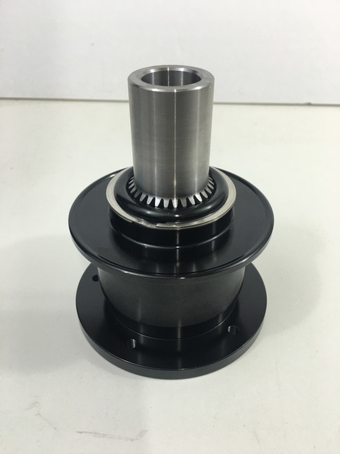 black anodized steering wheel quick disconnect 6 bolt grant pattern for 7/8" steering shaft