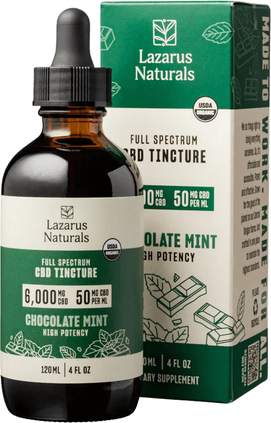 Lazarus Naturals Full Spectrum CBD Tincture | Emerald Med Co