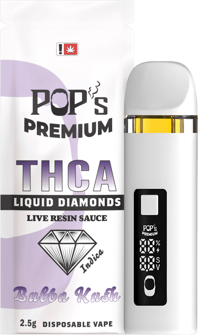 Pop's Premium THCa Liquid Diamond Disposable | Emerald Pop's Premium THCa Liquid Diamond Disposable | Emerald