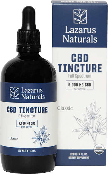 Lazarus Naturals Full Spectrum CBD Tincture - Classic