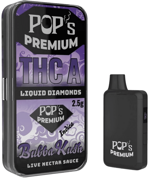 Pop's Premium THCa Liquid Diamond Disposable - Hemp product from Emerald Medicine Company