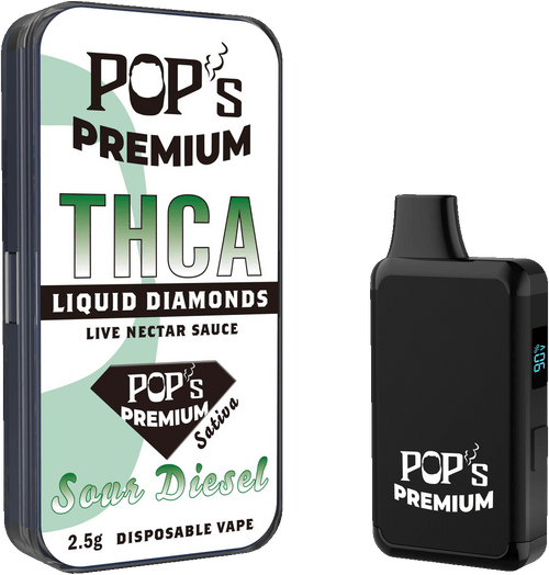 Pop's Premium THCa Liquid Diamond Disposable