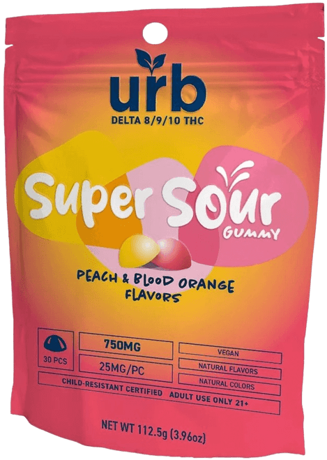 URB D8:D9:D10 Super Sour Gummies