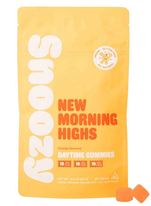 Snoozy "New Morning Highs" Delta-9:CBD:CBG Gummies