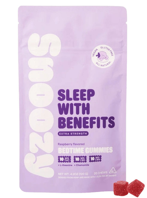 Snoozy "Sleep With Benefits" Delta-9:CBD:CBN Sleep Gummies
