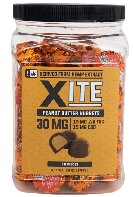 Xite Peanut Butter Nuggets Delta-9:CBD