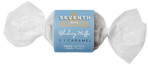 Seventh Hill 3:1 Delta-9:THCv Blueberry Muffin Caramels