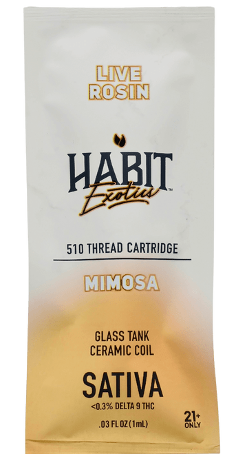 Habit Live Rosin THCa Cartridge - Hemp product from Emerald Medicine Company