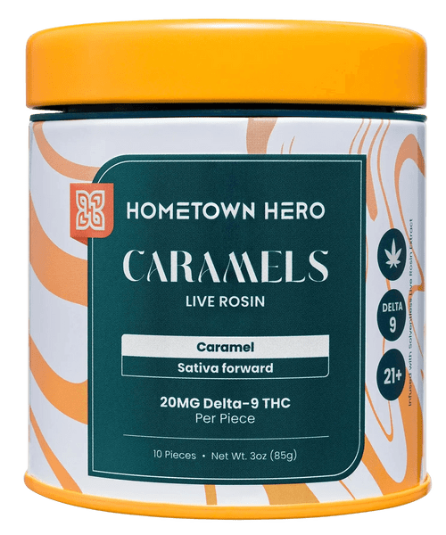 Hometown Hero Delta-9 THC Caramels