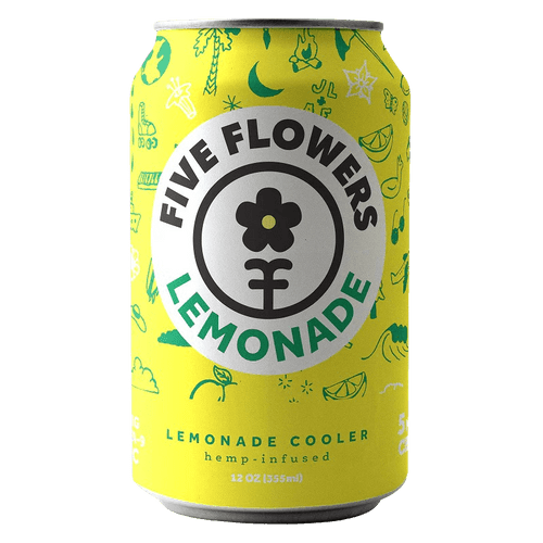 Five Flowers 5mg Delta-9 THC + 5mg CBD Drinks