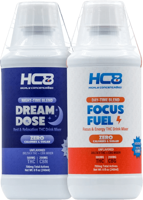 Highly Concentr8ed Unflavored Day-time/Night-time Delta-9 THC Drink Mixer - Image 1 | Emerald Medicine Company