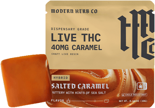 Modern Herb Co 40mg Delta-9 Live THC Caramel - Image 30 | Emerald Medicine Company