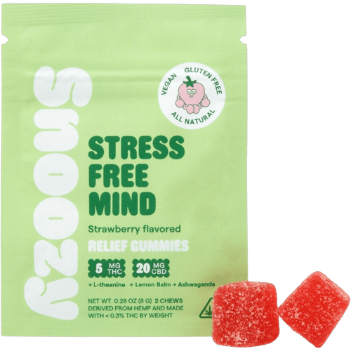 Snoozy "Stress Free Mind" Delta-9:CBD Relief Gummies - Image 1 | Emerald Medicine Company