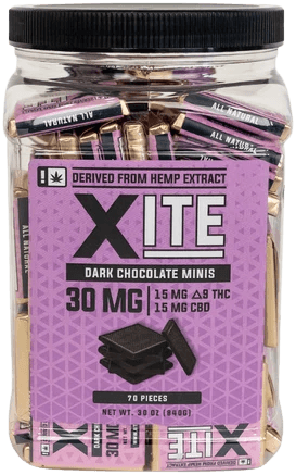 Xite Dark Chocolate Mini Delta-9:CBD