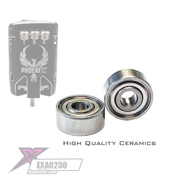 Exalt Hybrid-XSN Ceramic Motor Bearings 1/8 x 3/8 x 5/32 (2) (EXA0230)