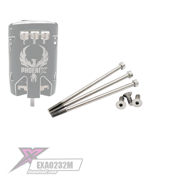 Exalt Complete Titanium Screw Kit (6) (Modified Phoenix Motor) (EXA0232M)