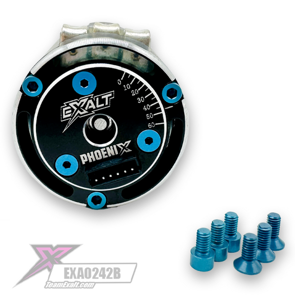 Complete Spec Motor Blue Aluminum Screw Kit (EXA0242B)