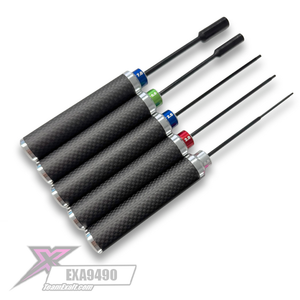 Exalt Carbon Fiber Handled Tool Set (5pcs) (EXA9490)