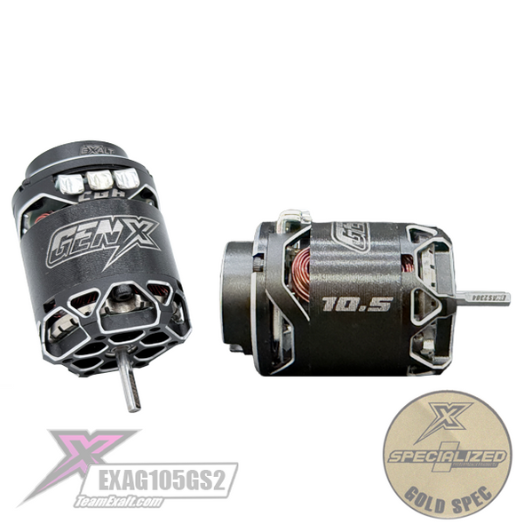 Gen-X 10.5T Gold Spec 2s Brushless Motor (EXAGE105GS2)